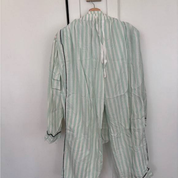 Victoria's Secret Mint and White Striped pajama set - Picture 4 of 5